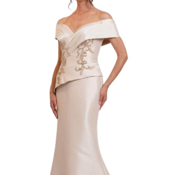 SALE NWT Marsoni by Colors MV1312  Mother of the Bride Dress Mikado Size 10 - Picture 1 of 6